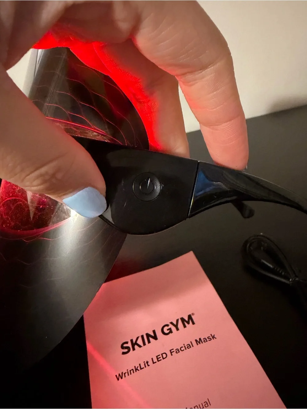 Skin Gym WrinkLit LED Facial Visor - Black